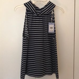 Sail to sable cow neck top